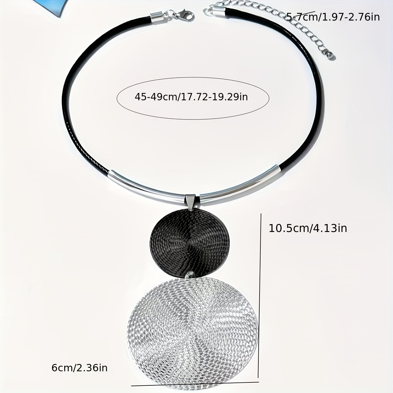 Exaggerated Geometric Pendant Retro Necklace